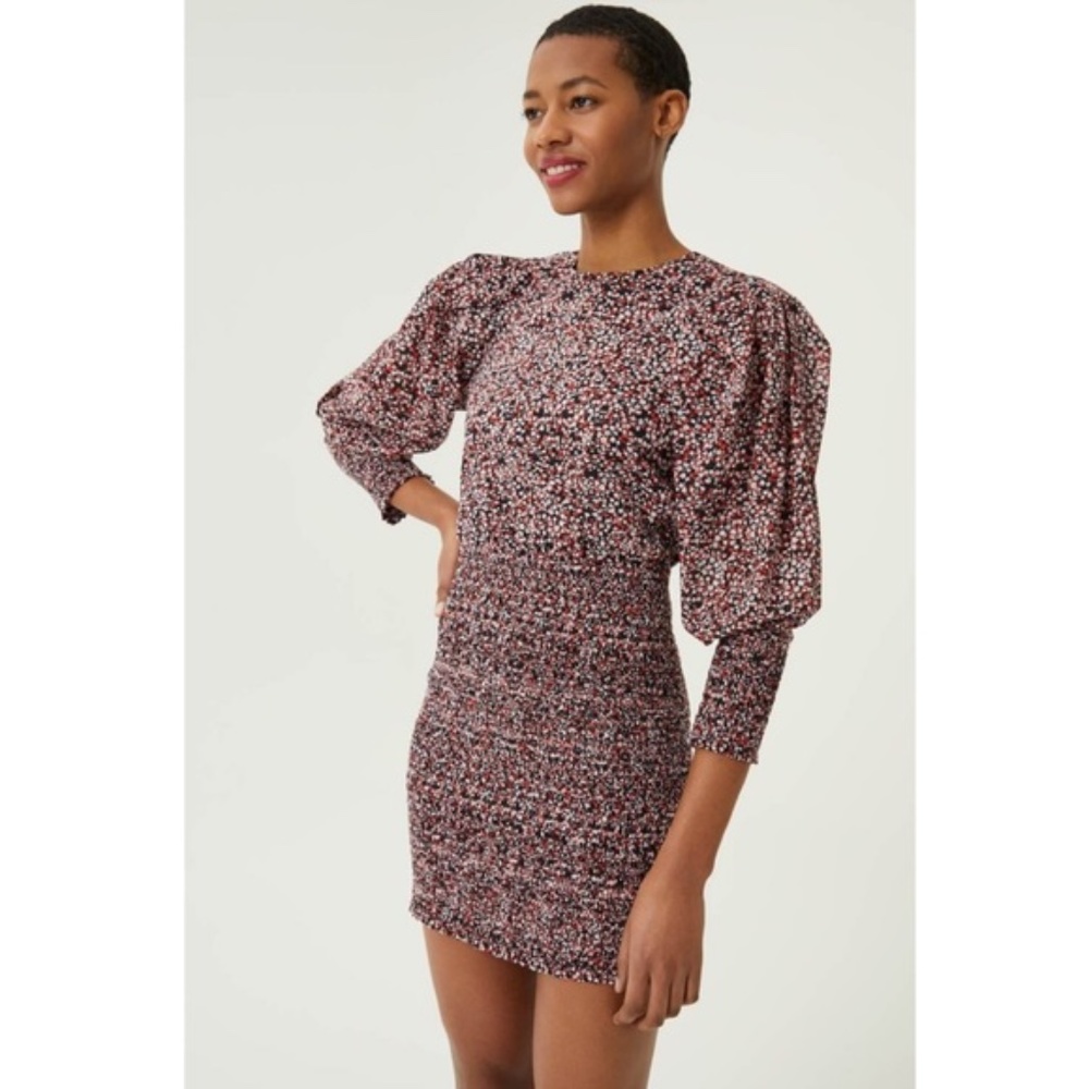 NEW Rebecca Minkoff Tabby Dress in Red Multi size XS - Picture 6 of 16